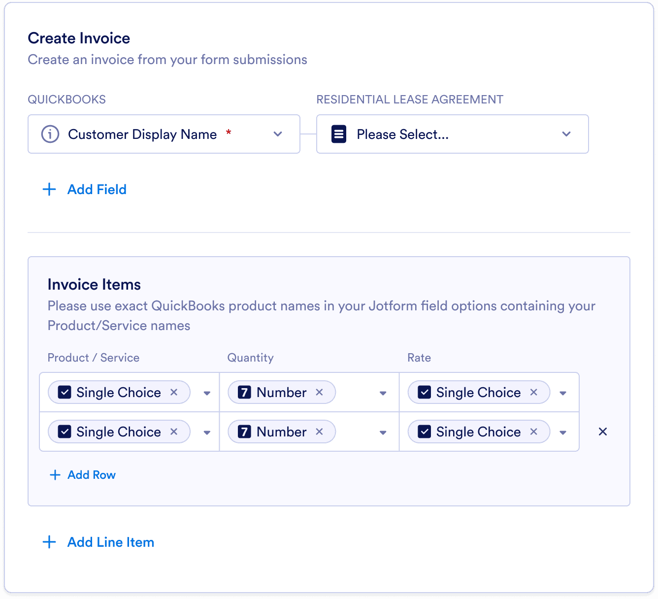 Field mapper interface