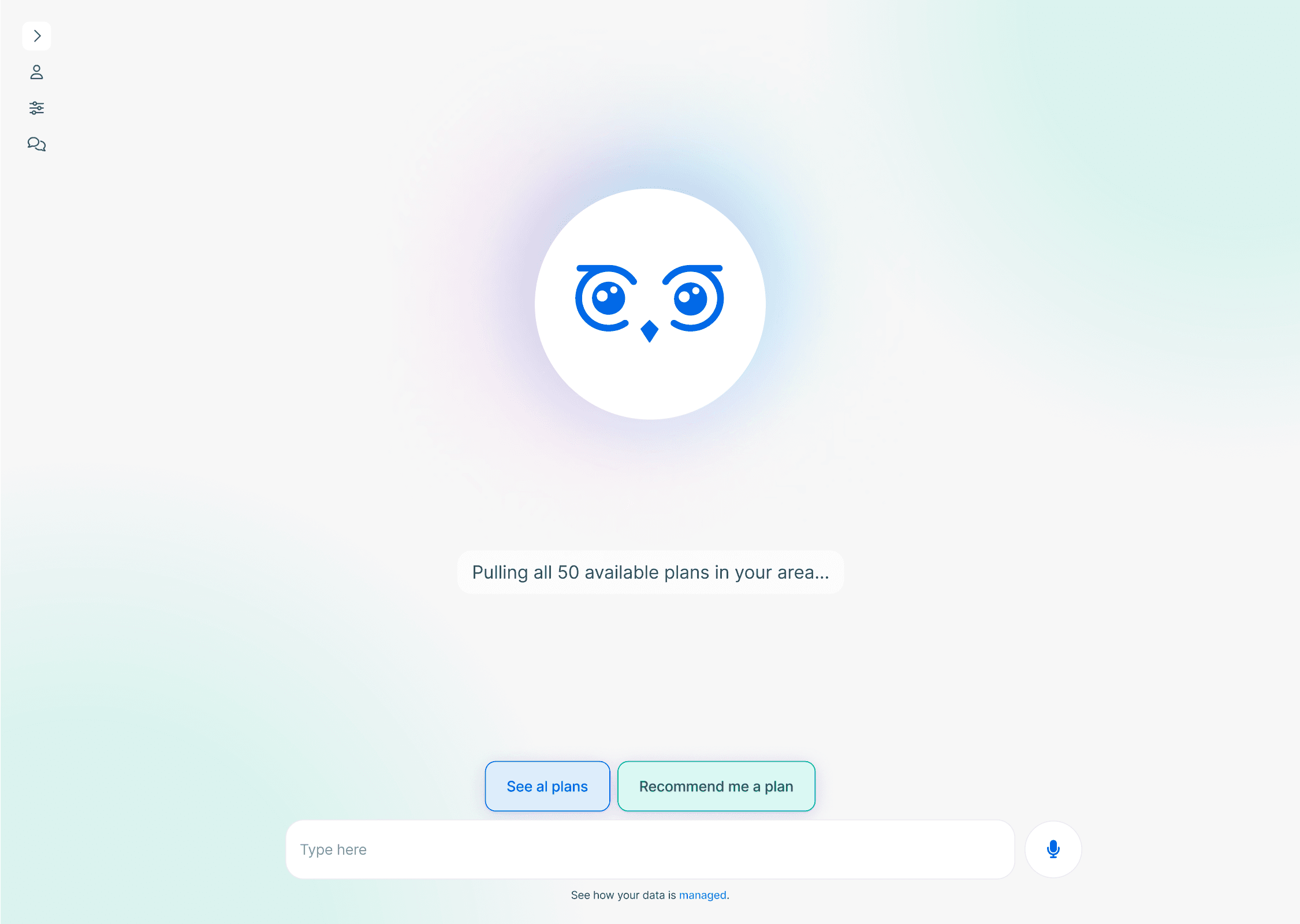 Agent thinking / drafting state