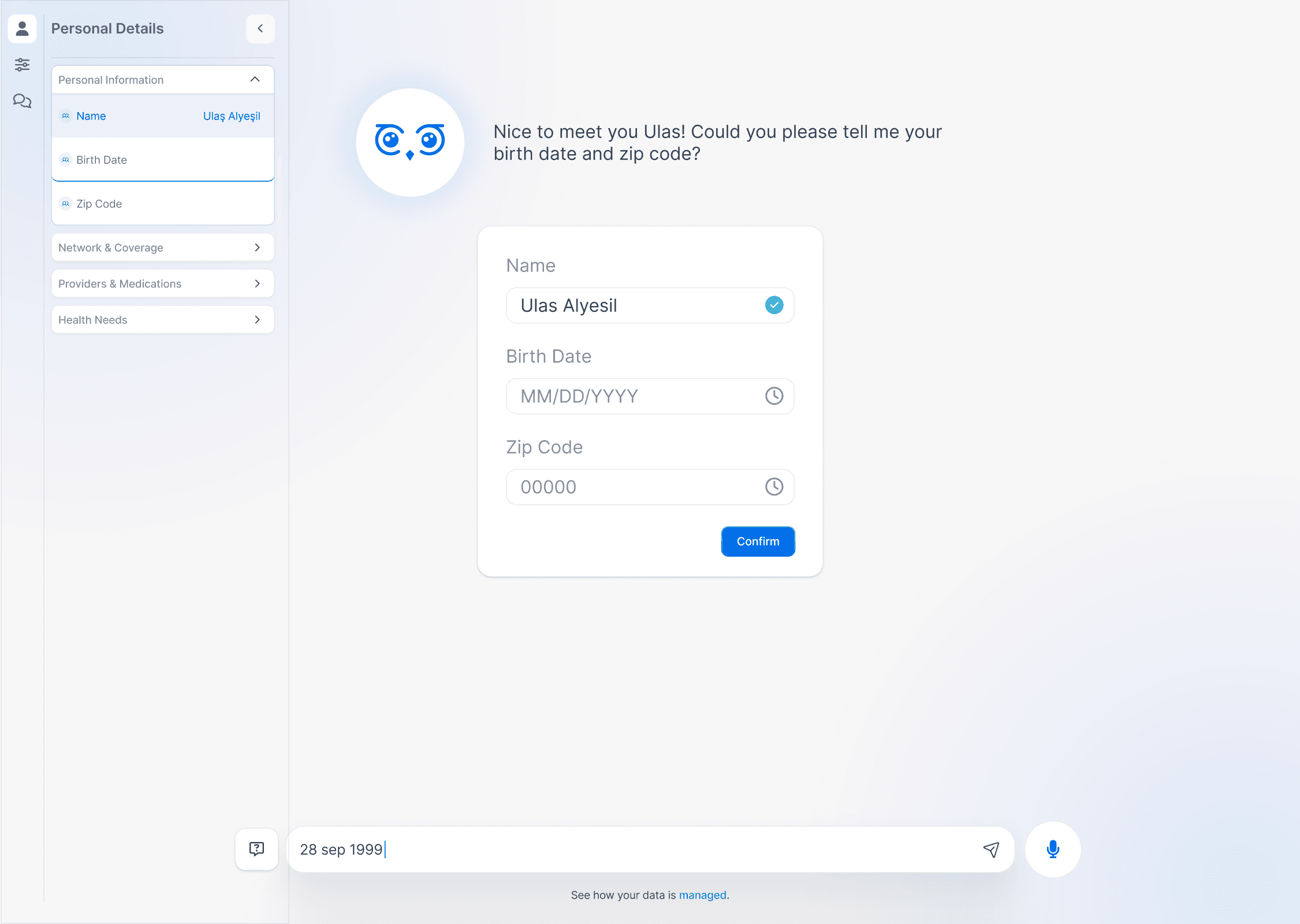 Dynamic form block example